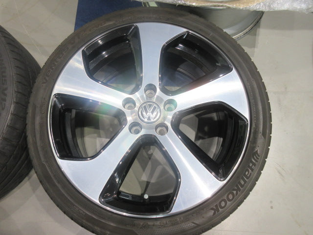 ★ お買い得品★【ホイール】VW フォルクスワーゲン ゴルフ 7 純正【タイヤ】ハンコック　ベンタス12エボ　Ｋ120　（2020年製）（横浜青葉店）