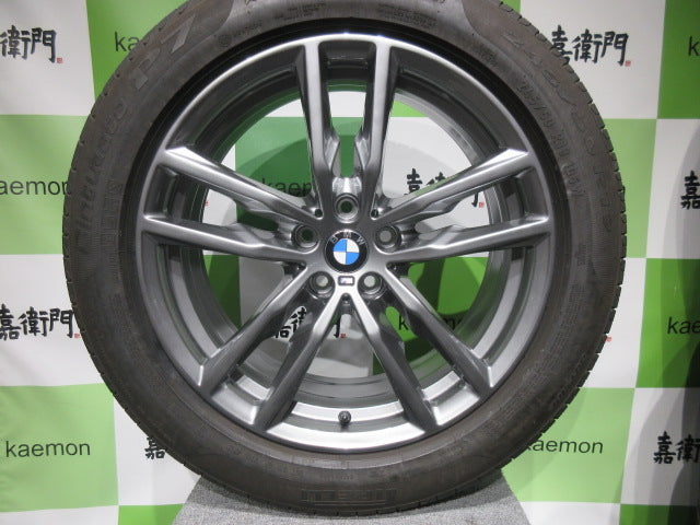 【車種】BMW X3 X4 G01 G02 【ホイール】BMW G01　純正　Mスポーツ　ダブルスポーク６８９M【タイヤ】ピレリ　WINTER ICE ASIMMETRICO PLUS r-f　 （横浜青葉店）