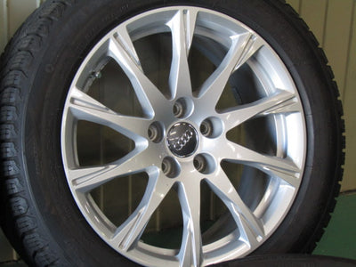 溝ありミシュラン付き・アウディ・A4・A4アバント【ホイール】アウディ　8W系　A4純正　10スポークデザイン【タイヤ】ミシュラン　Xアイススノー（保土ヶ谷本店）