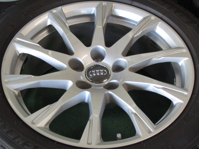 溝ありミシュラン付き・アウディ・A4・A4アバント【ホイール】アウディ　8W系　A4純正　10スポークデザイン【タイヤ】ミシュラン　Xアイススノー（保土ヶ谷本店）