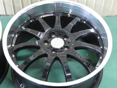 生産終了品の深リム・レクサス・LS460【ホイール】カールソン　1/11RS　ブラックエディション【タイヤ】NITTO（ニットー）INVO（インヴォ）（保土ヶ谷本店）