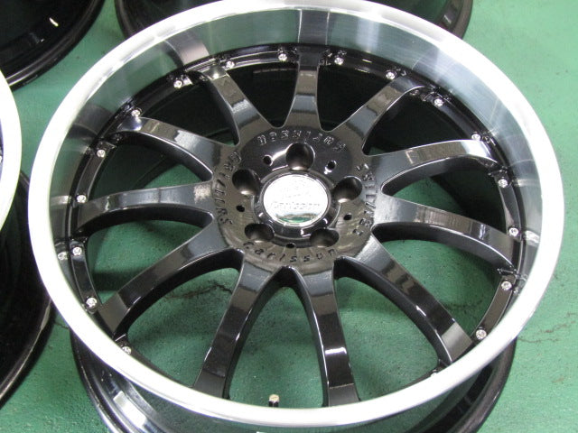 生産終了品の深リム・レクサス・LS460【ホイール】カールソン　1/11RS　ブラックエディション【タイヤ】NITTO（ニットー）INVO（インヴォ）（保土ヶ谷本店）