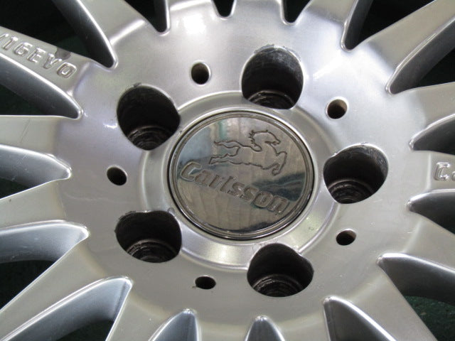 希少深リム・セルシオ・クラウン・アルファード・マークX・スカイライン・GS・IS【ホイール】カールソン　1/16Evo　BE（ブリリアントエディション）【タイヤ】弊社指定輸入タイヤ（保土ヶ谷本店）