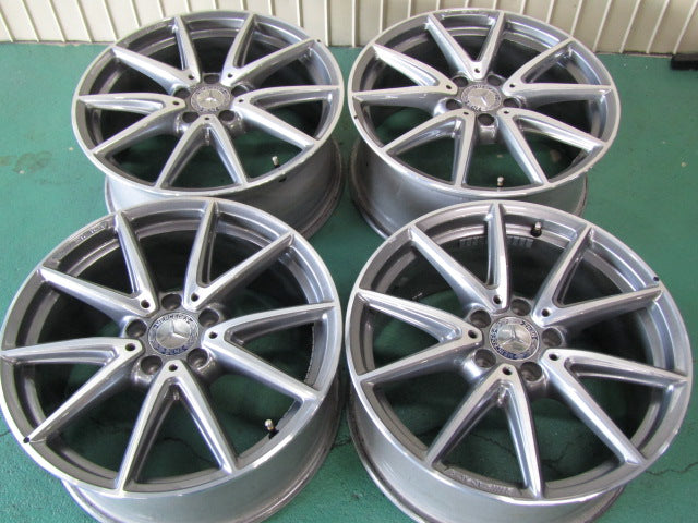冬の流用に・Aクラス・W177・Bクラス・W247・CLAクラス・C118・X118・Cクラス・W205・W206【ホイール】メルセデスベンツ　W176　Aクラス　A45AMG純正　AMG10スポーク【タイヤ】ピレリ　ウインターアイスアシンメトリコPlusランフラット（保土ヶ谷本店）