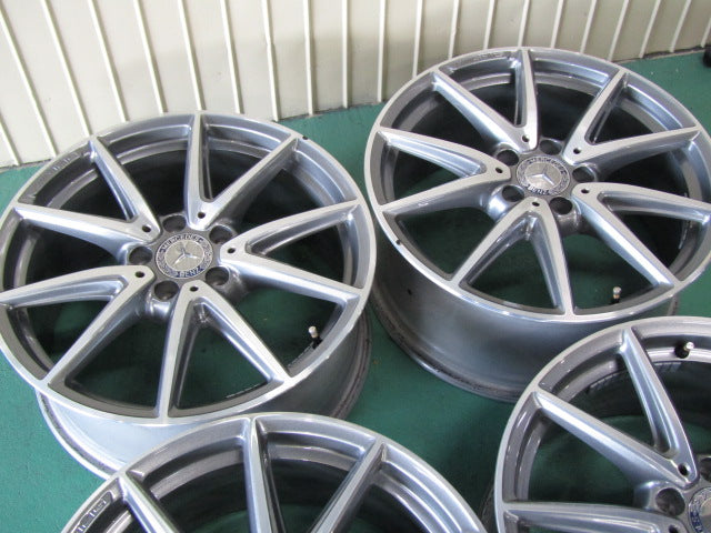 冬の流用に・Aクラス・W177・Bクラス・W247・CLAクラス・C118・X118・Cクラス・W205・W206【ホイール】メルセデスベンツ　W176　Aクラス　A45AMG純正　AMG10スポーク【タイヤ】ピレリ　ウインターアイスアシンメトリコPlusランフラット（保土ヶ谷本店）