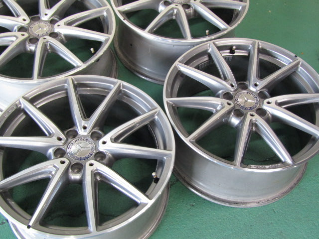 冬の流用に・Aクラス・W177・Bクラス・W247・CLAクラス・C118・X118・Cクラス・W205・W206【ホイール】メルセデスベンツ　W176　Aクラス　A45AMG純正　AMG10スポーク【タイヤ】ピレリ　ウインターアイスアシンメトリコPlusランフラット（保土ヶ谷本店）