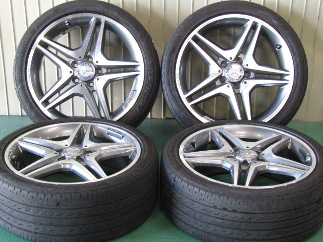 人気デザイン・Aクラス・W176・Bクラス・W246・CLAクラス・C117・X117【ホイール】メルセデスベンツ　W176　Aクラス　A180スポーツ純正　AMG5スポーク【タイヤ】MINERVA（ミネルバ）F205（保土ヶ谷本店）