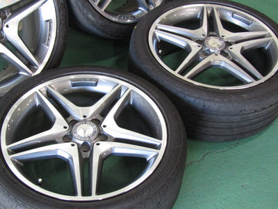 人気デザイン・Aクラス・W176・Bクラス・W246・CLAクラス・C117・X117【ホイール】メルセデスベンツ　W176　Aクラス　A180スポーツ純正　AMG5スポーク【タイヤ】MINERVA（ミネルバ）F205（保土ヶ谷本店）