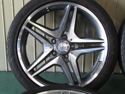 人気デザイン・Aクラス・W176・Bクラス・W246・CLAクラス・C117・X117【ホイール】メルセデスベンツ　W176　Aクラス　A180スポーツ純正　AMG5スポーク【タイヤ】MINERVA（ミネルバ）F205（保土ヶ谷本店）