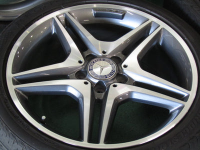 人気デザイン・Aクラス・W176・Bクラス・W246・CLAクラス・C117・X117【ホイール】メルセデスベンツ　W176　Aクラス　A180スポーツ純正　AMG5スポーク【タイヤ】MINERVA（ミネルバ）F205（保土ヶ谷本店）