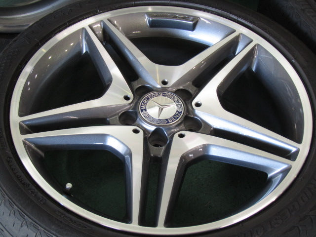 人気デザイン・Aクラス・W176・Bクラス・W246・CLAクラス・C117・X117【ホイール】メルセデスベンツ　W176　Aクラス　A180スポーツ純正　AMG5スポーク【タイヤ】MINERVA（ミネルバ）F205（保土ヶ谷本店）