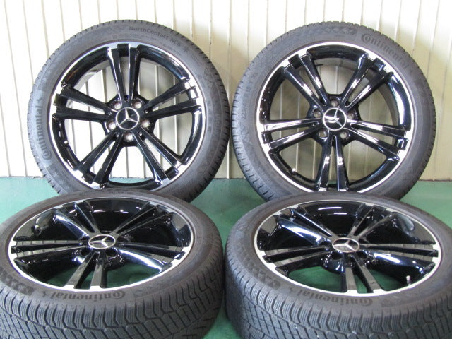 黒でグレードアップ・Aクラス・W177・Bクラス・W247・CLAクラス・C118・X118【ホイール】メルセデスベンツ　W177　Aクラス　オプション純正【タイヤ】MINERVA（ミネルバ）F205（保土ヶ谷本店）