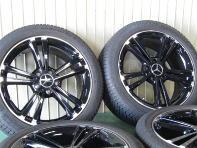 黒でグレードアップ・Aクラス・W177・Bクラス・W247・CLAクラス・C118・X118【ホイール】メルセデスベンツ　W177　Aクラス　オプション純正【タイヤ】MINERVA（ミネルバ）F205（保土ヶ谷本店）