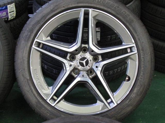 現品特価・Aクラス・W177・Bクラス・W247・CLAクラス・C118【ホイール】メルセデスベンツ　W177　Aクラス純正　AMG5スポーク【タイヤ】フロント：ZEETEX（ジーテックス）HP2000vfm　リア：RockBrade（ロックブレード）Rock525（港北店）