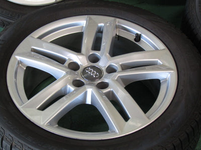 ガリキズ無しの美品・アウディ・A4・A4アバント【ホイール】アウディ　8W系　A4純正　5ダブルスポークデザイン【タイヤ】ピレリ　アイスゼロアシンメトリコ（保土ヶ谷本店）