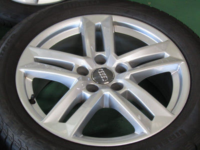 ガリキズ無しの美品・アウディ・A4・A4アバント【ホイール】アウディ　8W系　A4純正　5ダブルスポークデザイン【タイヤ】ピレリ　アイスゼロアシンメトリコ（保土ヶ谷本店）
