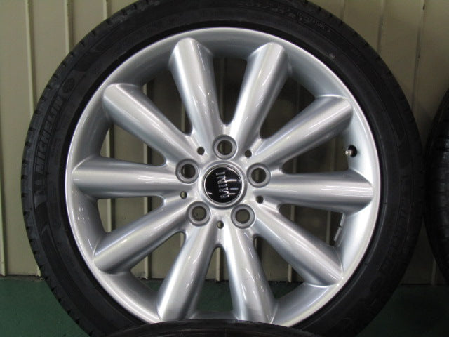 人気の純正品・MINI・クーパーS・ミニワン・カブリオ・F55・F56・F57【ホイール】MINI　F55/F56　クーパー純正　コスモススポーク499【タイヤ】コンチネンタル　エクストリームコンタクトDWS06Plus（保土ヶ谷本店）