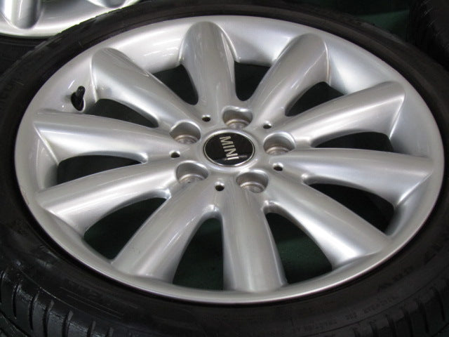 人気の純正品・MINI・クーパーS・ミニワン・カブリオ・F55・F56・F57【ホイール】MINI　F55/F56　クーパー純正　コスモススポーク499【タイヤ】コンチネンタル　エクストリームコンタクトDWS06Plus（保土ヶ谷本店）