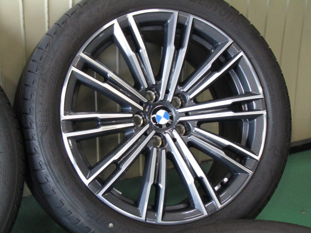 希少なガリキズ無しの美品・4シリーズ・G22・G23【ホイール】BMW　G20・G21　3シリーズ　Mスポーツ純正　ダブルスポークスタイリング790M【タイヤ】ブリヂストン　トランザT005　BMW承認ランフラット（保土ヶ谷本店）