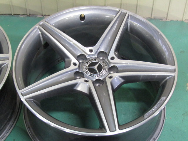 グレードアップ・メルセデスベンツ・Cクラス・W205【ホイール】メルセデスベンツ　W205　Cクラス前期純正　AMG5スポーク【タイヤ】ハンコック　ベンタスS1Evo3（保土ヶ谷本店）