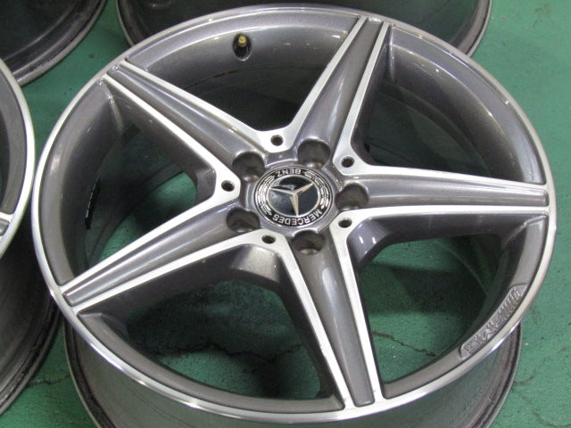 グレードアップ・メルセデスベンツ・Cクラス・W205【ホイール】メルセデスベンツ　W205　Cクラス前期純正　AMG5スポーク【タイヤ】ハンコック　ベンタスS1Evo3（保土ヶ谷本店）