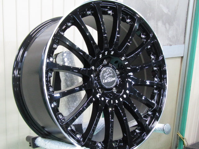 1台限定品・Eクラス・W213・S213【ホイール】カールソン　1/16RSR・GT　ブラックエディション【タイヤ】MINERVA（ミネルバ）F205（港北店）