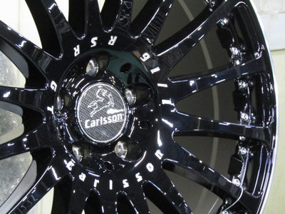 1台限定品・Eクラス・W213・S213【ホイール】カールソン　1/16RSR・GT　ブラックエディション【タイヤ】MINERVA（ミネルバ）F205（港北店）