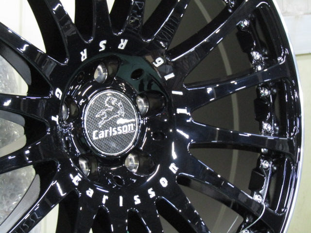 1台限定品・Eクラス・W213・S213【ホイール】カールソン　1/16RSR・GT　ブラックエディション【タイヤ】MINERVA（ミネルバ）F205（港北店）