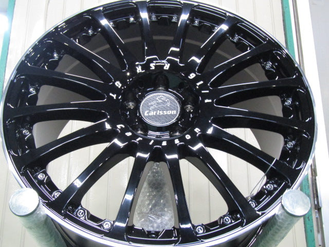 1台限定品・Eクラス・W213・S213【ホイール】カールソン　1/16RSR・GT　ブラックエディション【タイヤ】MINERVA（ミネルバ）F205（港北店）