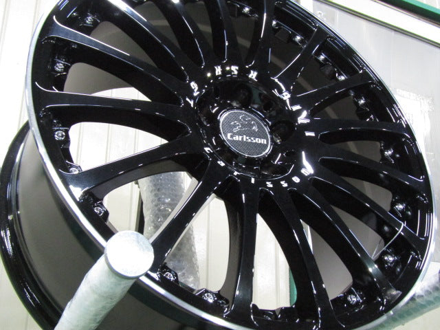 1台限定品・Eクラス・W213・S213【ホイール】カールソン　1/16RSR・GT　ブラックエディション【タイヤ】MINERVA（ミネルバ）F205（港北店）