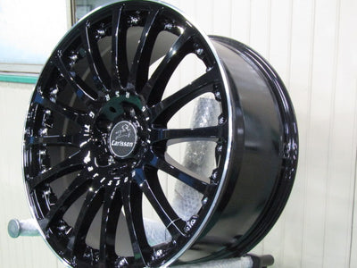 1台限定品・Eクラス・W213・S213【ホイール】カールソン　1/16RSR・GT　ブラックエディション【タイヤ】MINERVA（ミネルバ）F205（港北店）
