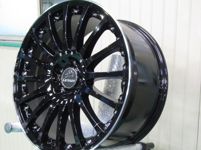 1台限定品・Eクラス・W213・S213【ホイール】カールソン　1/16RSR・GT　ブラックエディション【タイヤ】MINERVA（ミネルバ）F205（港北店）