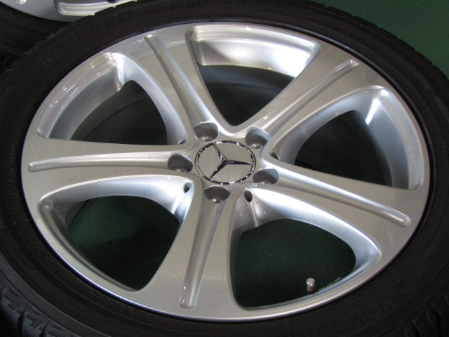 現品冬セット・Eクラス・W213・S213【ホイール】メルセデスベンツ　W213　Eクラス純正　5スポークデザイン【タイヤ】ピレリ　ウインターアイスアシンメトリコPlusランフラット（保土ヶ谷本店）