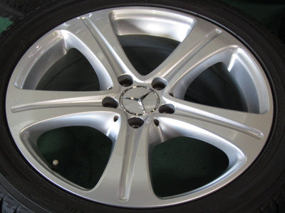 現品冬セット・Eクラス・W213・S213【ホイール】メルセデスベンツ　W213　Eクラス純正　5スポークデザイン【タイヤ】ピレリ　ウインターアイスアシンメトリコPlusランフラット（保土ヶ谷本店）