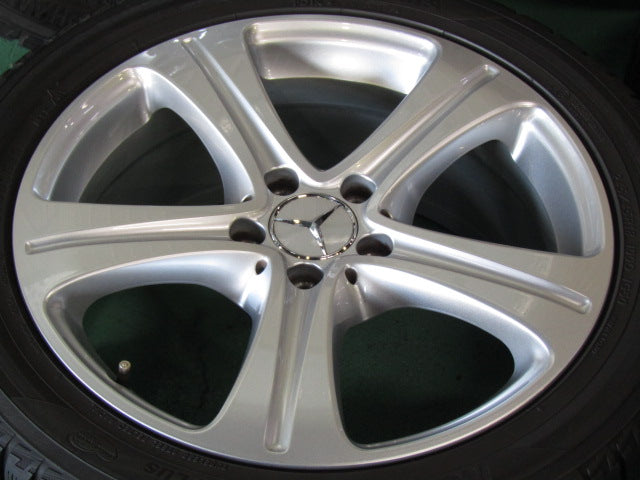 現品冬セット・Eクラス・W213・S213【ホイール】メルセデスベンツ　W213　Eクラス純正　5スポークデザイン【タイヤ】ピレリ　ウインターアイスアシンメトリコPlusランフラット（保土ヶ谷本店）