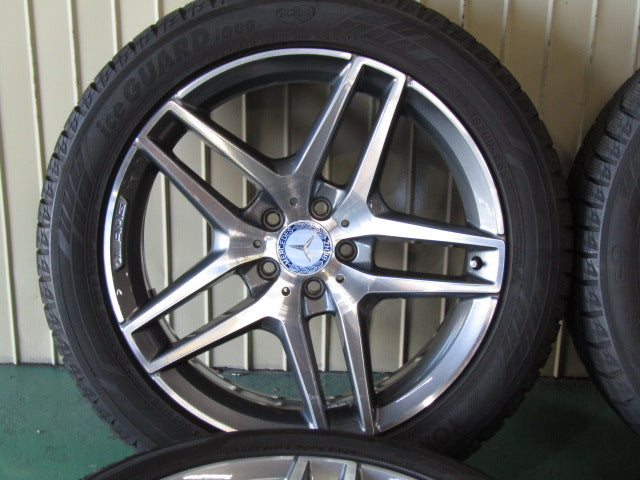 ▲冬物発送限定品▼・Sクラス・W222・Sクーペ・C217【ホイール】メルセデスベンツ　W222　Sクラス前期純正　AMG5スポーク【タイヤ】ヨコハマ　アイスガードIG60（保土ヶ谷本店）