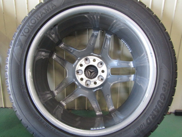 ▲冬物発送限定品▼・Sクラス・W222・Sクーペ・C217【ホイール】メルセデスベンツ　W222　Sクラス前期純正　AMG5スポーク【タイヤ】ヨコハマ　アイスガードIG60（保土ヶ谷本店）