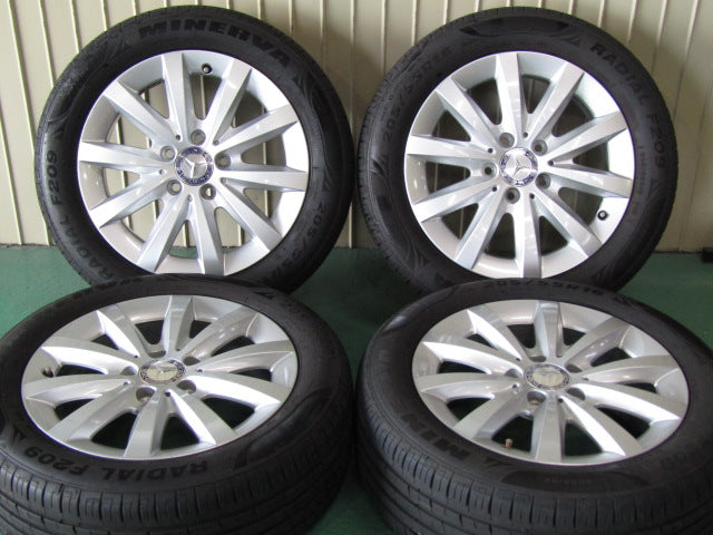 ▲冬物発送限定品▼・Bクラス・W246・Aクラス・W176【ホイール】メルセデスベンツ　W246　Bクラス　B180純正【タイヤ】ピレリ　アイスゼロアシンメトリコ（保土ヶ谷本店）