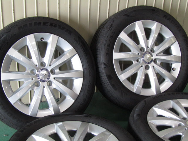 ▲冬物発送限定品▼・Bクラス・W246・Aクラス・W176【ホイール】メルセデスベンツ　W246　Bクラス　B180純正【タイヤ】ピレリ　アイスゼロアシンメトリコ（保土ヶ谷本店）