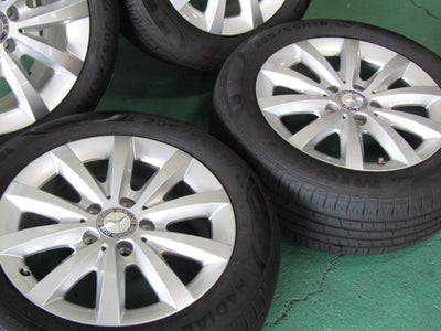 ▲冬物発送限定品▼・Bクラス・W246・Aクラス・W176【ホイール】メルセデスベンツ　W246　Bクラス　B180純正【タイヤ】ピレリ　アイスゼロアシンメトリコ（保土ヶ谷本店）