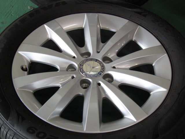 ▲冬物発送限定品▼・Bクラス・W246・Aクラス・W176【ホイール】メルセデスベンツ　W246　Bクラス　B180純正【タイヤ】ピレリ　アイスゼロアシンメトリコ（保土ヶ谷本店）