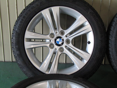 美品で冬準備・3シリーズ・F30・F31・4シリーズ・F32・F36【ホイール】BMW　F30　3シリーズ純正　ダブルスポークスタイリング392【タイヤ】ピレリ　アイスゼロアシンメトリコ（保土ヶ谷本店）