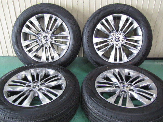 新車外し品・40系・アルファード・ヴェルファイア【ホイール】トヨタ　40系　アルファード　Zグレード純正【タイヤ】ヨコハマ　アドバンV03（港北店）