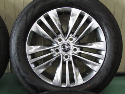 新車外し品・40系・アルファード・ヴェルファイア【ホイール】トヨタ　40系　アルファード　Zグレード純正【タイヤ】ヨコハマ　アドバンV03（港北店）