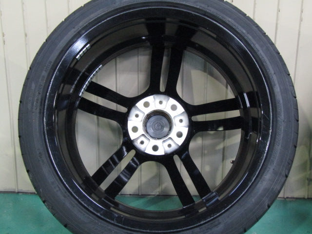 超溝ありで美品・M2・F87・M3・F80・M4・F82・F83【ホイール】BMW　F87　M2純正　ダブルスポークスタイリング437M　Forged【タイヤ】ヨコハマ　ADVAN　APEX　V601（保土ヶ谷本店）