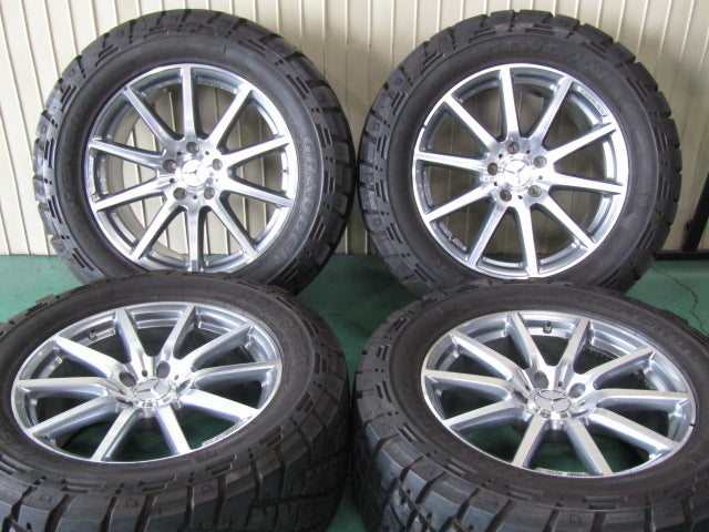 ガリキズ無しの美品・Gクラス・W463・G63AMG【ホイール】メルセデスベンツ　W463　Gクラス　G63AMG純正【タイヤ】General（ゼネラル）GRABBER（グラバー）（保土ヶ谷本店）