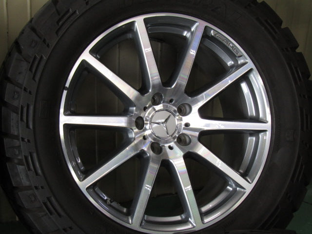 ガリキズ無しの美品・Gクラス・W463・G63AMG【ホイール】メルセデスベンツ　W463　Gクラス　G63AMG純正【タイヤ】General（ゼネラル）GRABBER（グラバー）（保土ヶ谷本店）