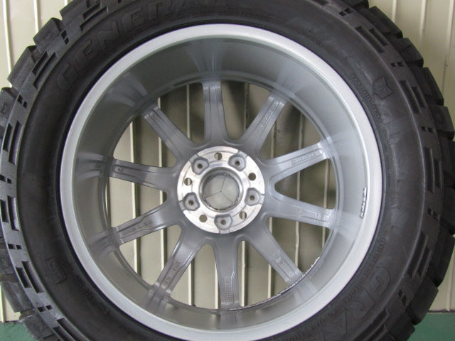 ガリキズ無しの美品・Gクラス・W463・G63AMG【ホイール】メルセデスベンツ　W463　Gクラス　G63AMG純正【タイヤ】General（ゼネラル）GRABBER（グラバー）（保土ヶ谷本店）
