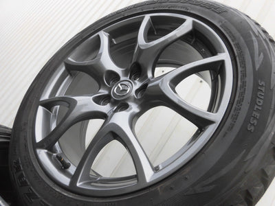 冬セット CX-5 CX-8 CX-60 SUV 流用 BBS製 鍛造品 RG503【ホイール】マツダ RX-8 タイプ RS 純正【タイヤ】ブリヂストン ブリザック DM-V1（通販店）