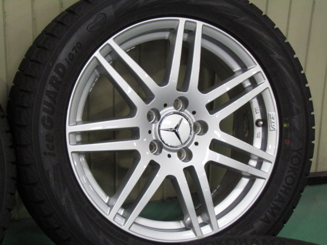 超溝あり冬セット・Cクラス・W205・S205・Aクラス・W177・CLAクラス・C118・X118【ホイール】阿部商会　ATSツイン【タイヤ】ヨコハマ　アイスガードIG70（保土ヶ谷本店）